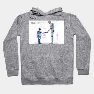Humanity child and mom robots Hoodie